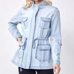 Risen Size M zip up Jean Jacket